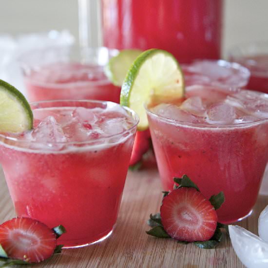 Strawberry Margarita Punch - Recipe photo by divascancook