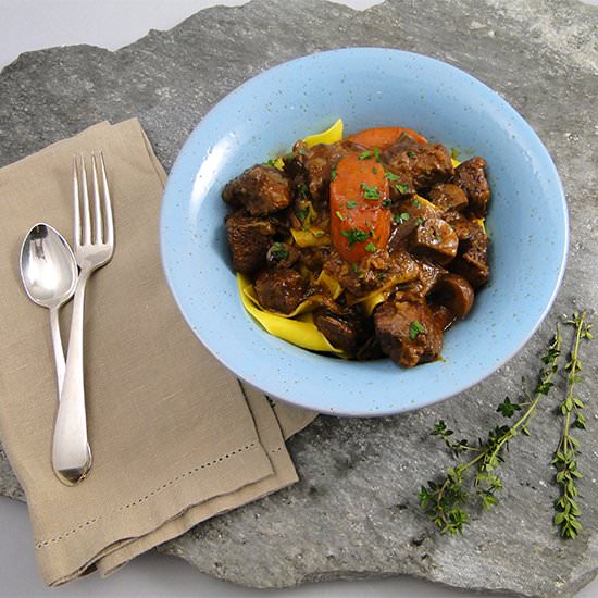 Beef Bourguinon - Recipe photo by Something New For Dinner