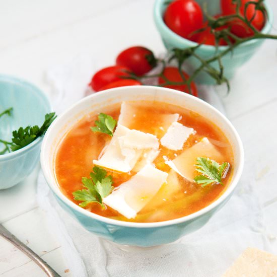 Red Lentil Minestrone - Recipe photo by Andie