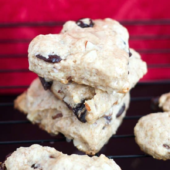 Cherry Almond Scones - Recipe photo by clarkscondensed