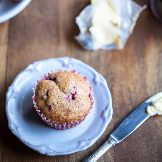 Strawberry Orange Muffins - Recipe photo by crackersonthecouch