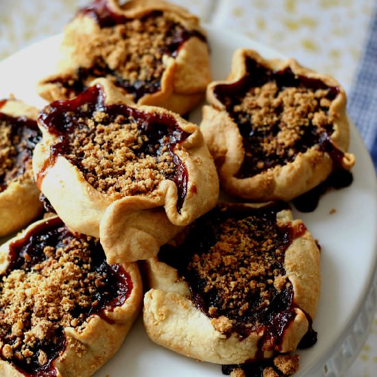 Galettes with cherry jam - Recipe photo by a lemon tree cafe