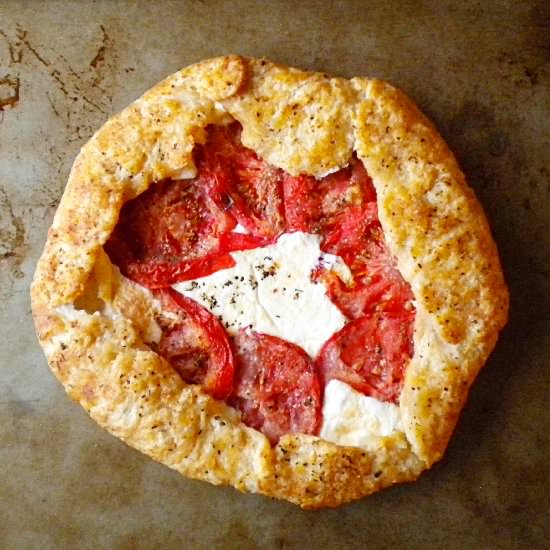 Tomato Galette - Recipe photo by What Robin Baked Today