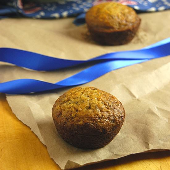 Maple Banana Poppy Seed Muffins - Recipe photo by bashfulbao