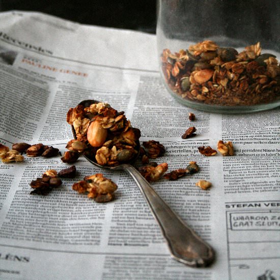 Banana Granola - Recipe photo by herbsandco