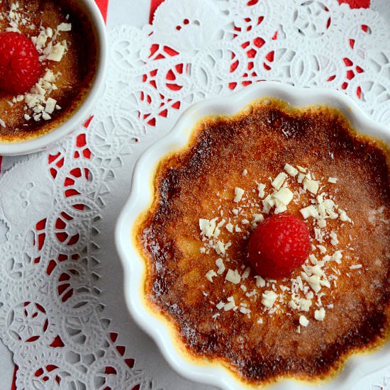 Chai Spiced Creme Brulee - Recipe photo by manjumahadevan