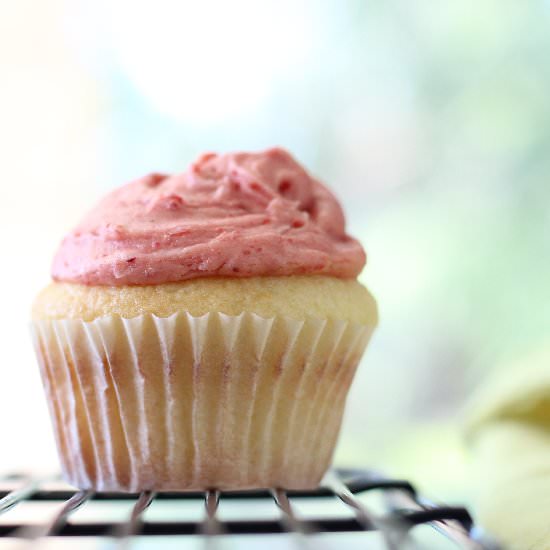 Pink Lemonade Cupcakes - Recipe photo by PrettyLittleDetails