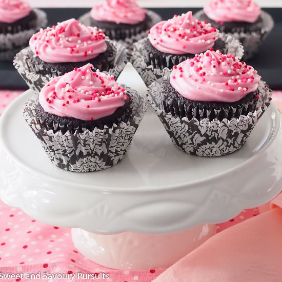 Chocolate Beet Cupcakes - Recipe photo by sweetandsavourypursuits