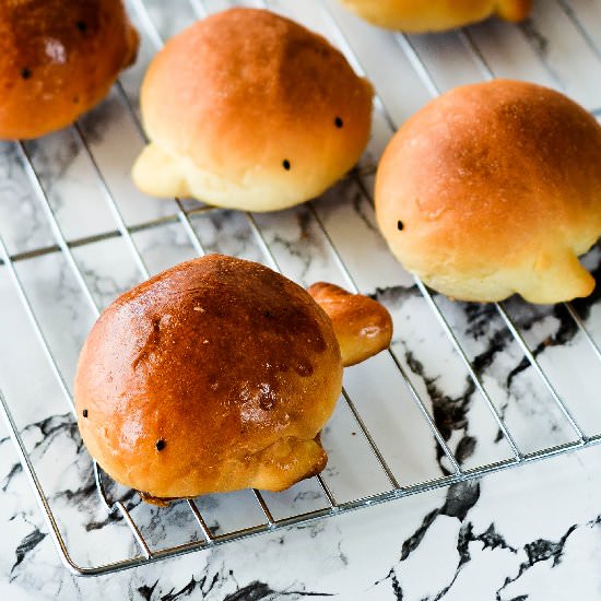 One Hour Vegan Buttery “Fish” Buns - Recipe photo by moonblush baker