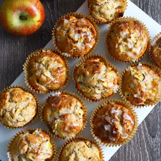 Apple Cinnamon Muffins - Recipe photo by The Purple Carrot