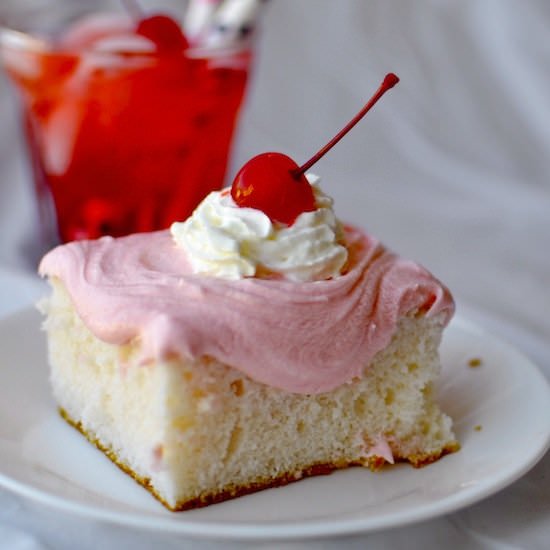Shirley Temple Cake - Recipe photo by Yammie