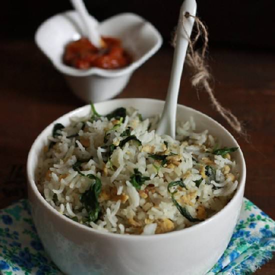 Fenugreek Fried Rice - Recipe photo by rekhavengalil