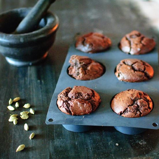 Double Chocolate Muffins - Recipe photo by Healthy Epicurean