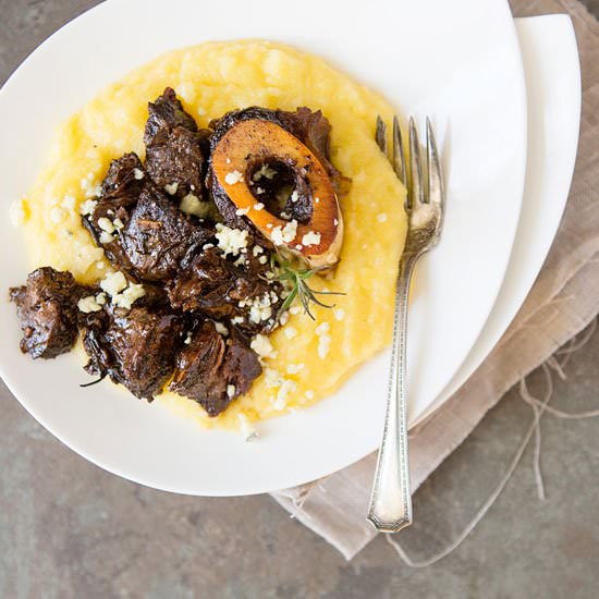 Guinness Braised Beef Shanks - Recipe photo by FoodFanatical