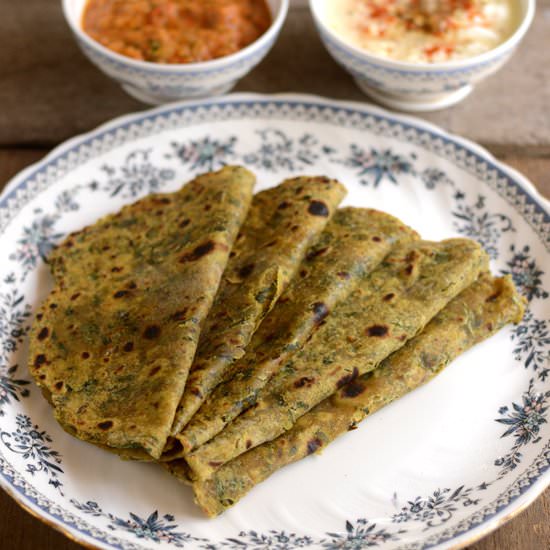 Methi Paratha - Recipe photo by Padhuskitchen