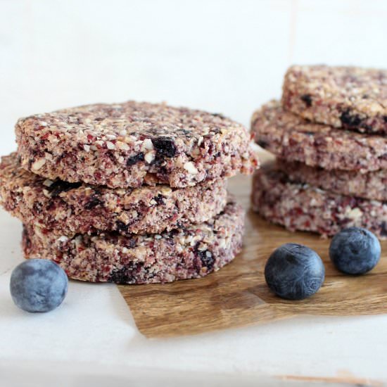 Oatmeal Berry Granola Bars - Recipe photo by Whitney Bond