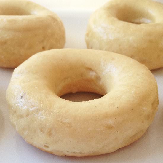 Maple Vanilla Baked Donuts - Recipe photo by WillBakeforBooks