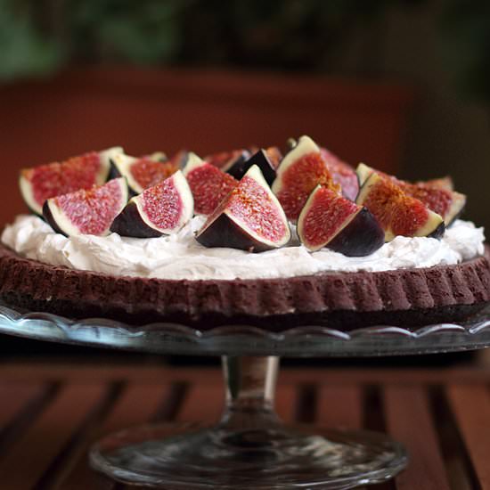 Figs and Mascarpone Cream Tart - Recipe photo by Enjoy-Food