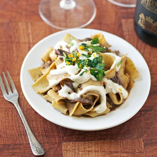Wine Braised Short Rib Pasta - Recipe photo by wellplated