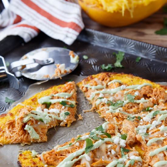 Skinny Buffalo Chicken Pizza - Recipe photo by sharedappetite