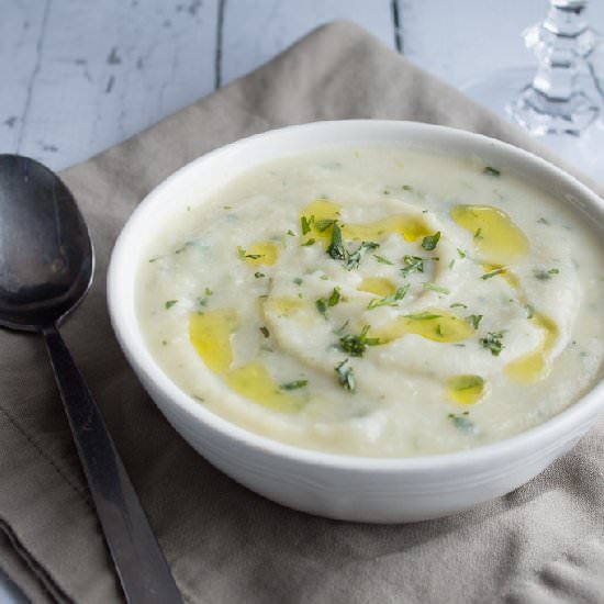 Mashed Potato Soup with Tarragon - Recipe photo by thestylistquo