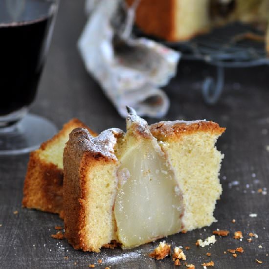 Pound Cake with Pears - Recipe photo by tu eres el chef