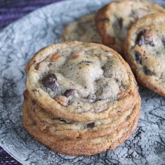 Salted Caramel Dk Choc Chip Cookies - Recipe photo by TheSpiffyCookie