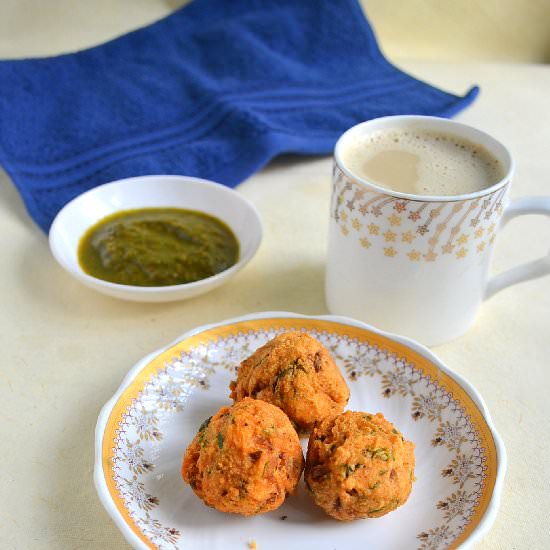 Instant Besan Flour Bonda - Recipe photo by Chitras food book