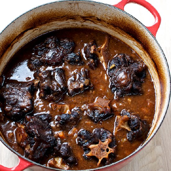 Rich Ragout of Oxtails - Recipe photo by MVillumsen