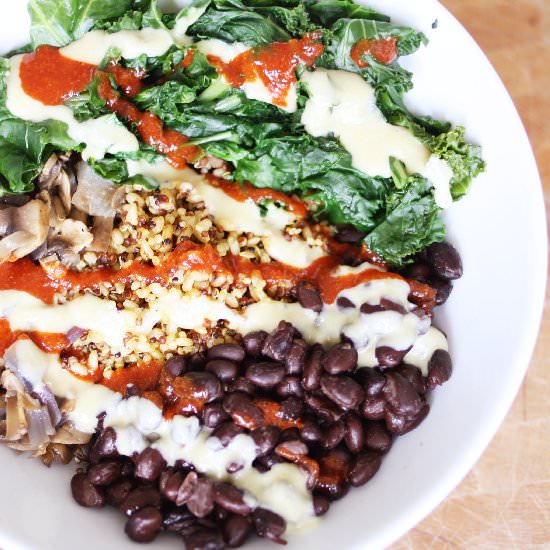 Sweet and Spicy Power Bowl - Recipe photo by veggiesdontbite