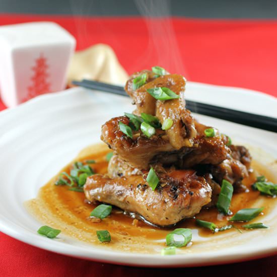 Spicy Soy Chicken Wings - Recipe photo by Food Gal