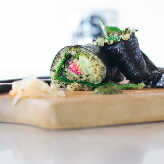 Seaweed Rolls - Recipe photo by kitchentonirvana.com