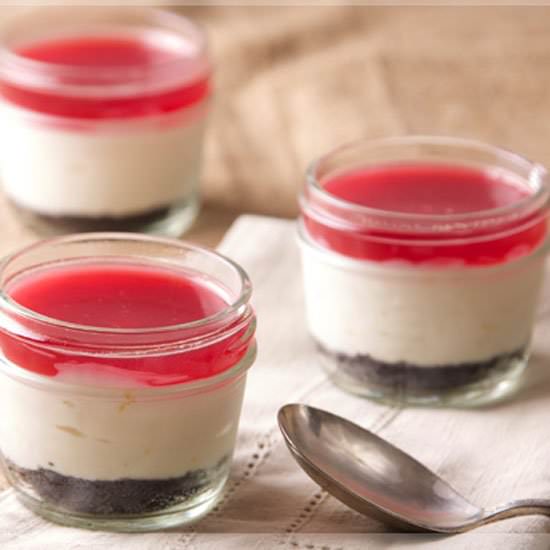 Mini Blood Orange Cheesecakes - Recipe photo by luluhorn