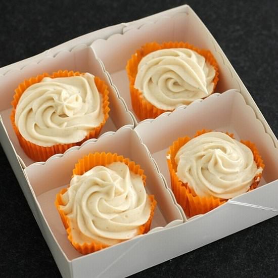 Pumpkin Cupcakes with Pumpkin - Recipe photo by Ellevild Madblog