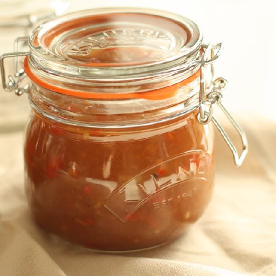 Apple & Chilli Chutney - Recipe photo by ScaredyCatKitchen