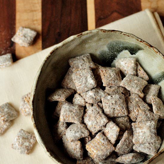 Nutella Muddy Buddies - Recipe photo by deflouredbaker