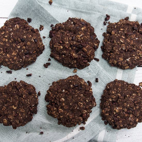 Chocolate Oat Cookies - Recipe photo by deliciouslyella