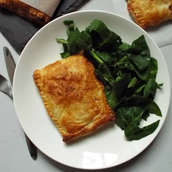 Ham, Cream Cheese and Tomato Pasty - Recipe photo by Fish Fingers for tea