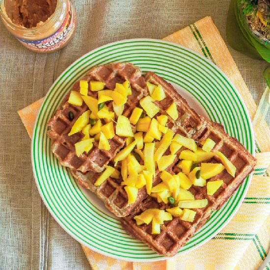 Coconut Potato Waffles - Recipe photo by IvloonGoddess
