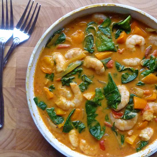 Coconut Prawn Curry - Recipe photo by Abbes Cooking Antics