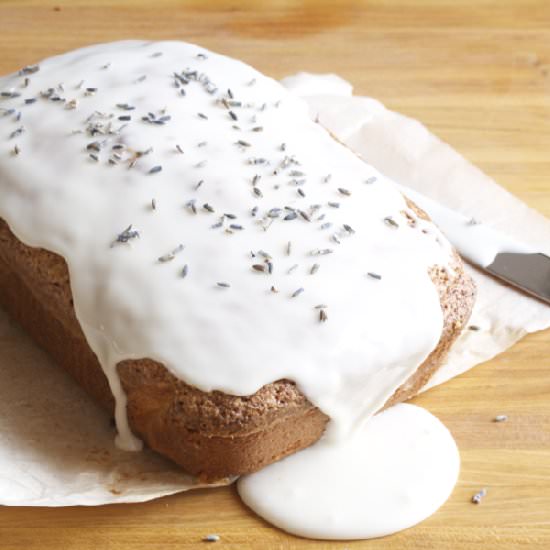 Lavender Lemon Pound Cake - Recipe photo by thewacovegan