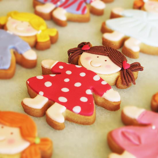 Sugar Cookies "Little Girls" - Recipe photo by farinaisucre