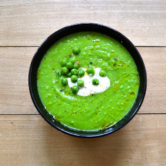 Vegan Pea Soup - Recipe photo by Swiss MIss in the Kitchen