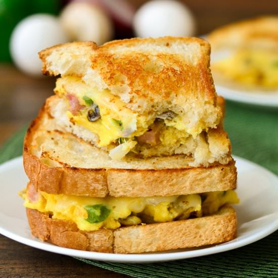 Denver (Western) Omelet Sandwich - Recipe photo by The Spice Kit Recipes