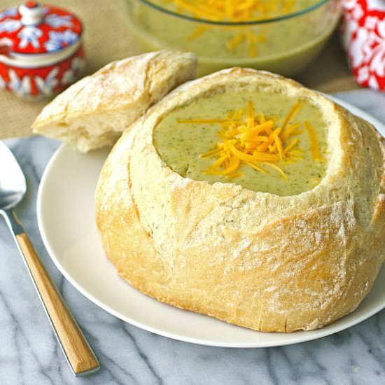 Roasted Broccoli Cheddar Soup - Recipe photo by SheKnows Food Editor