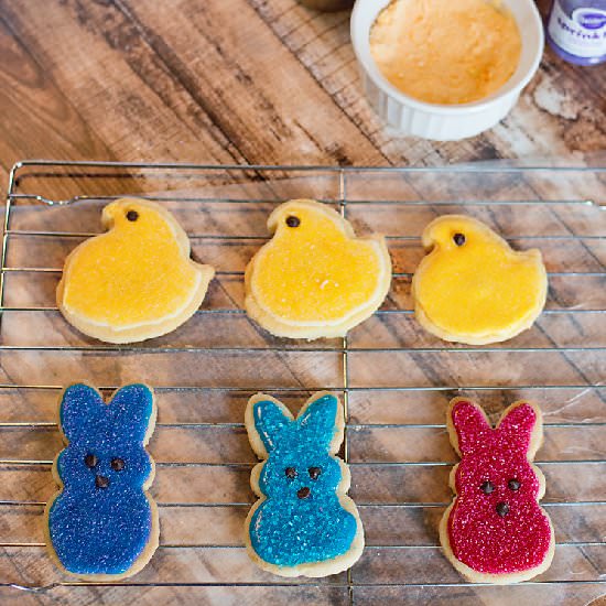 Peeps Easter Sugar Cookies - Recipe photo by mommity
