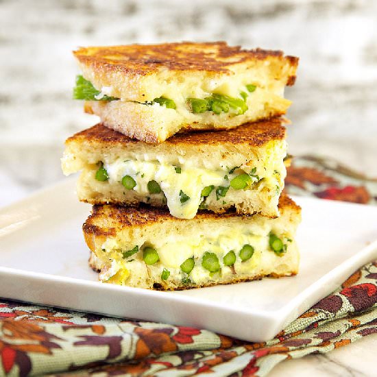 Roasted Asparagus Grilled Cheese - Recipe photo by ourapronstrings