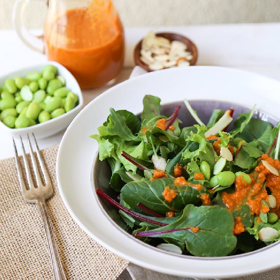 Carrot Ginger Salad Dressing - Recipe photo by the little epicurean