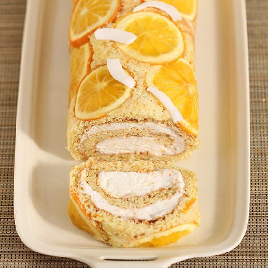 Triple Orange Roll Cake - Recipe photo by The_Cookie_Fairy