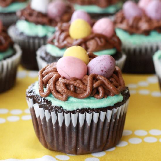 Bird's Nest Easter Cupcakes - Recipe photo by jessicainthekitchen